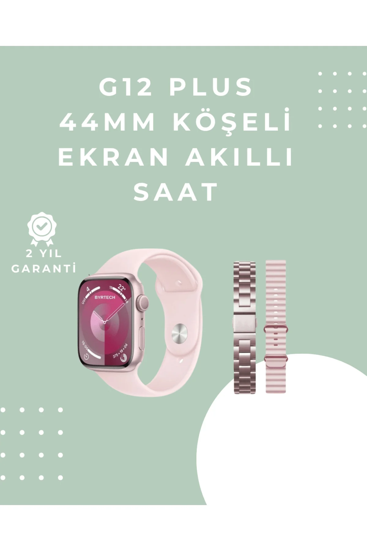 Nabız ve Uyku Takipli Akıllı Saat – Adımsayar GPS Suya Dayanıklı 