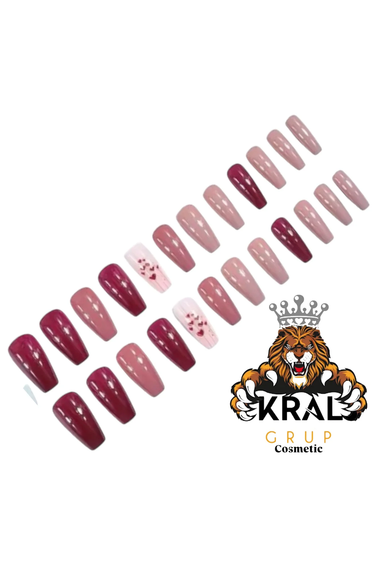 Nail Art Takma Tırnak, Tırnak Seti, Zararsız Kolay Yapıştırıcılı 