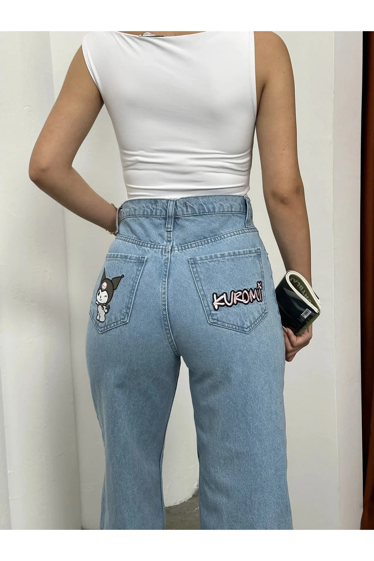 Nakış Detaylı Wıde Leg Jean cat cat