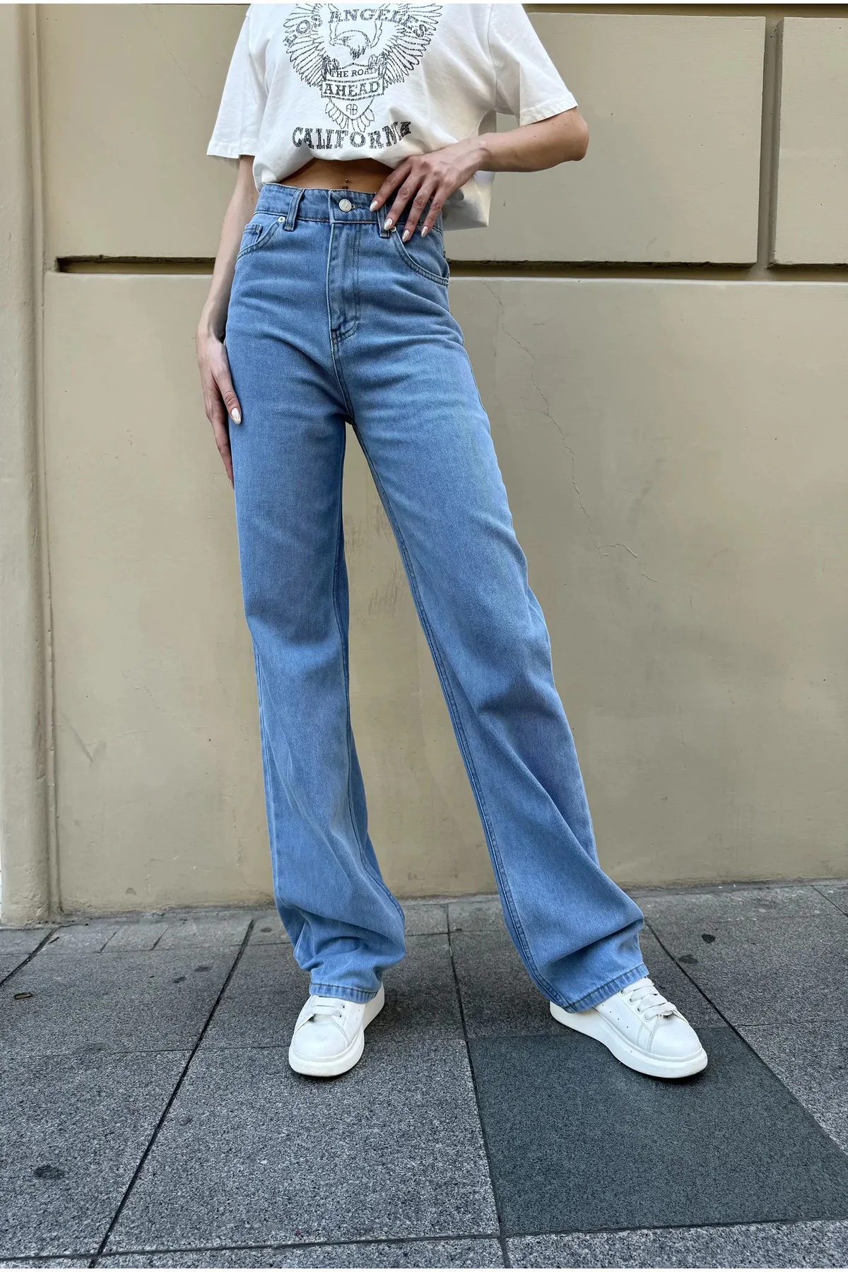 Nakış Detaylı Wıde Leg Jean cat cat