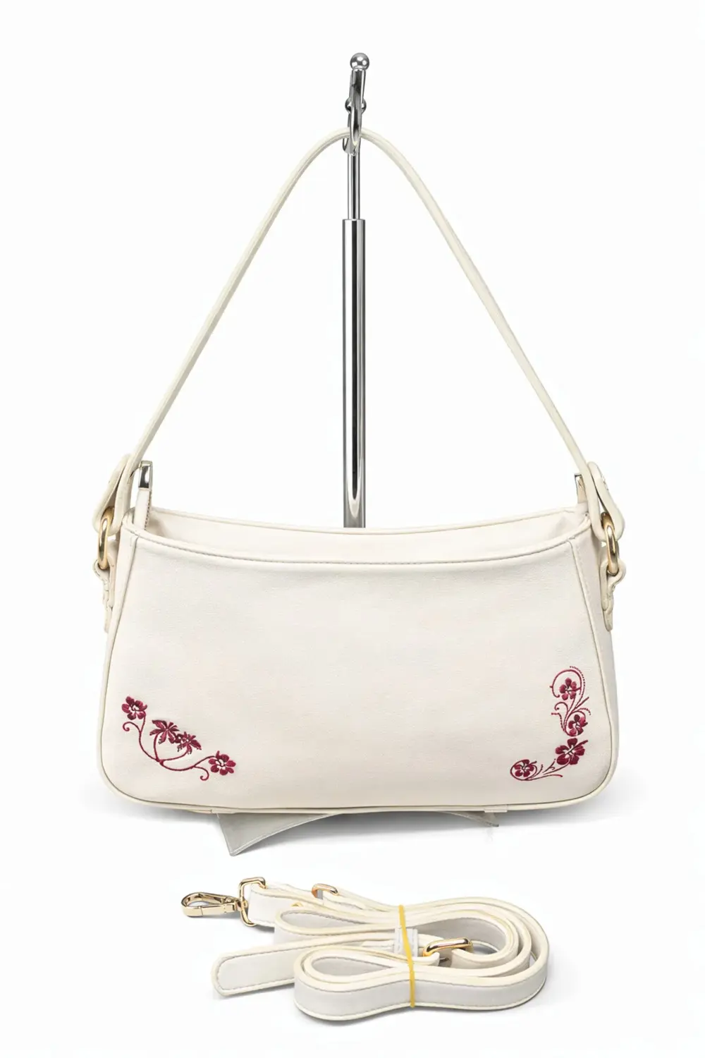 Nakış İşlemeli Kol Çantası Uzun Askılı Omuz çantası