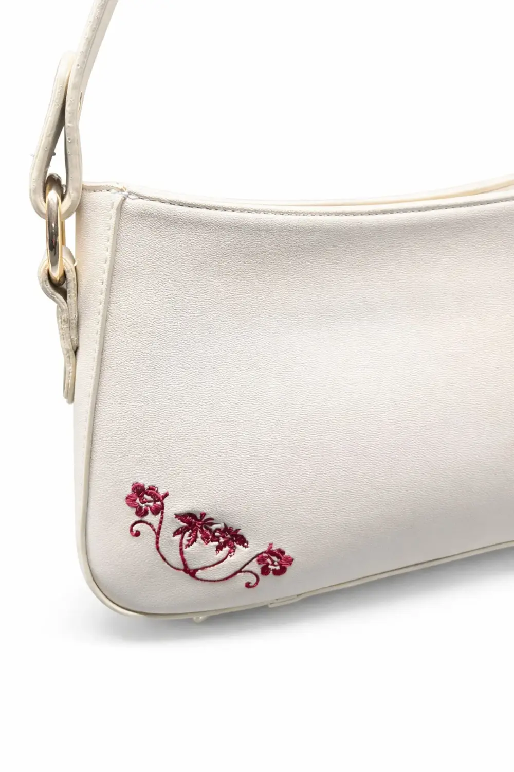 Nakış İşlemeli Kol Çantası Uzun Askılı Omuz çantası