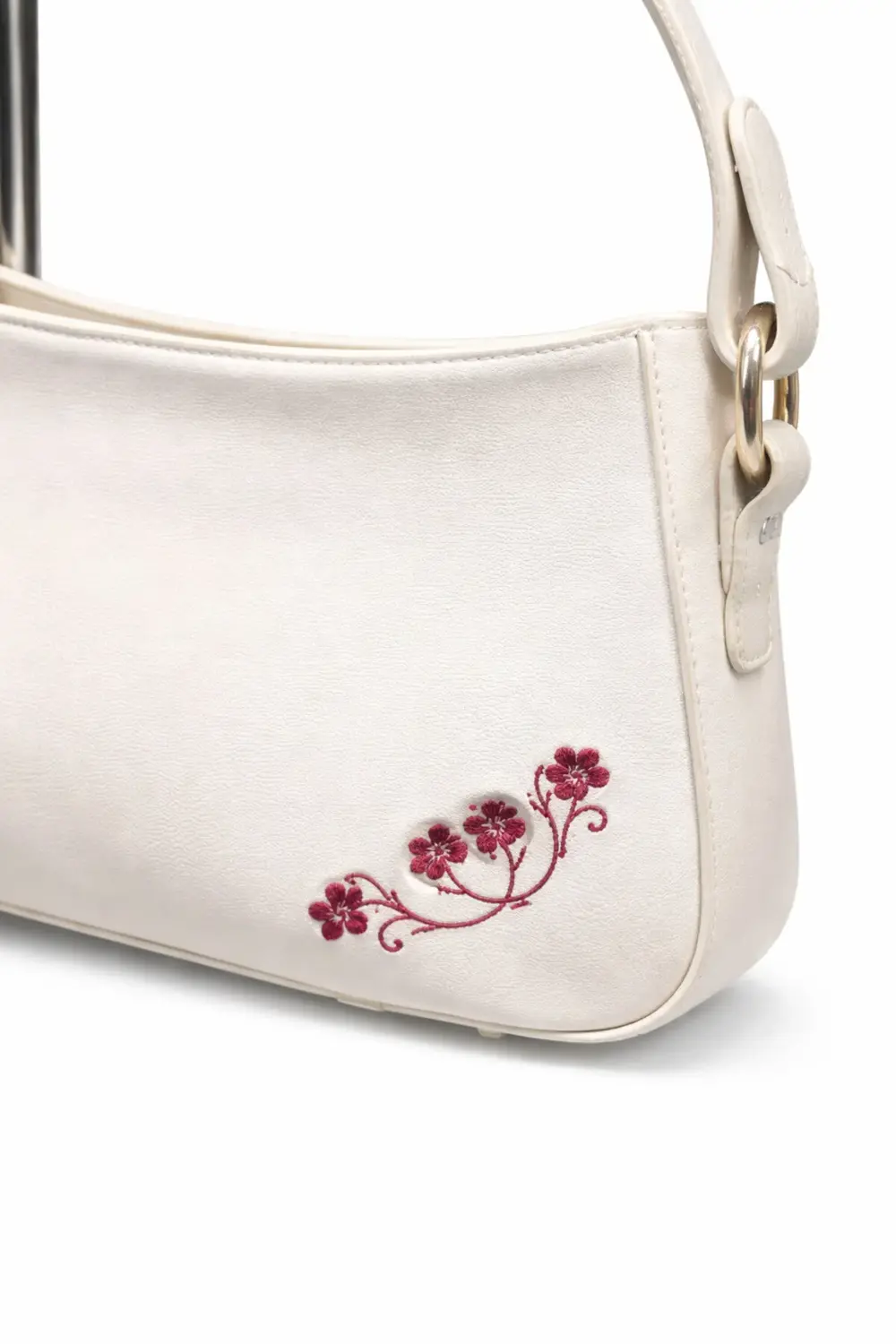 Nakış İşlemeli Kol Çantası Uzun Askılı Omuz çantası