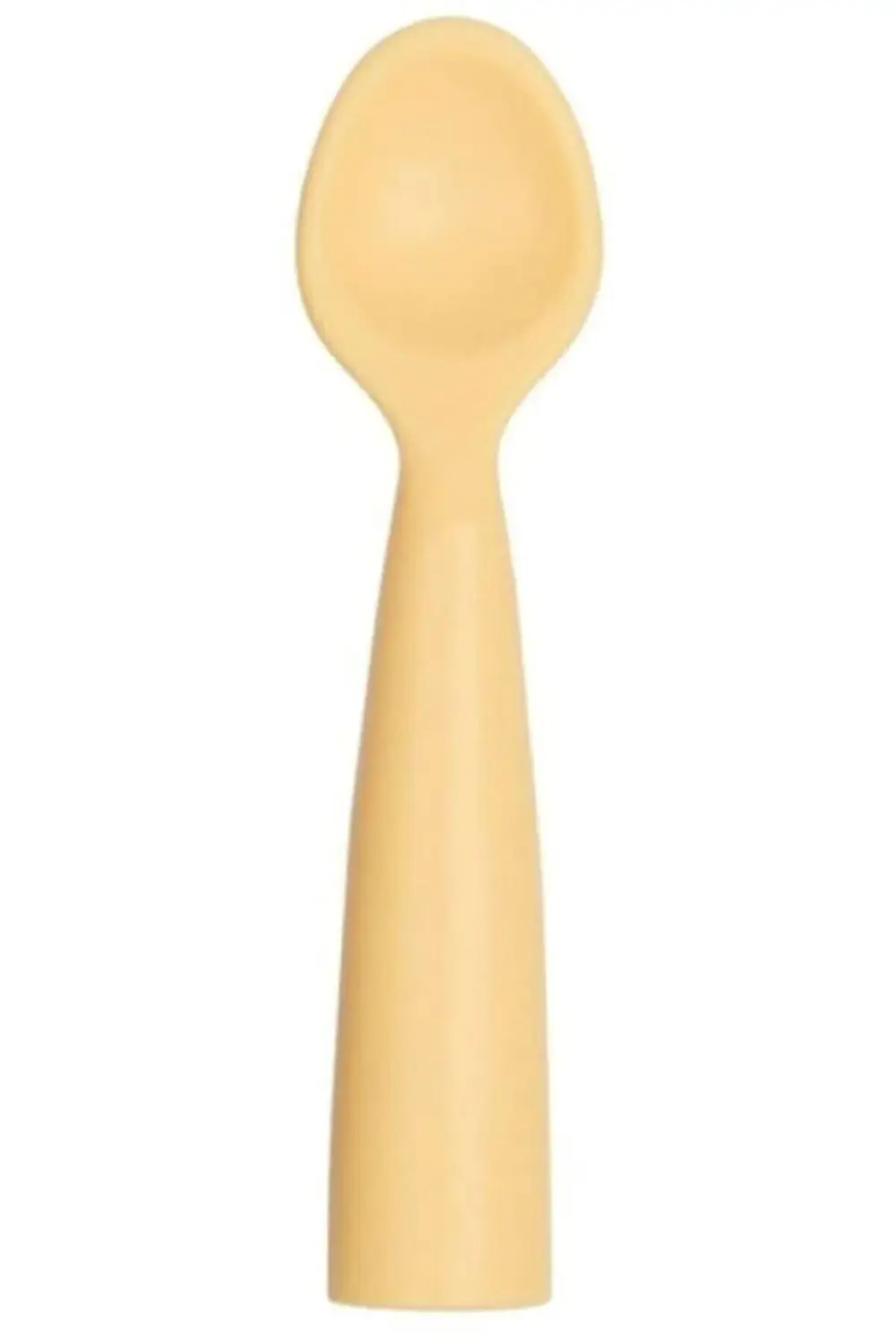 Nam Nam Silikon Bebek Mama Kaşığı – Sarı | 6 Ay | %100 Gıda Sınıf