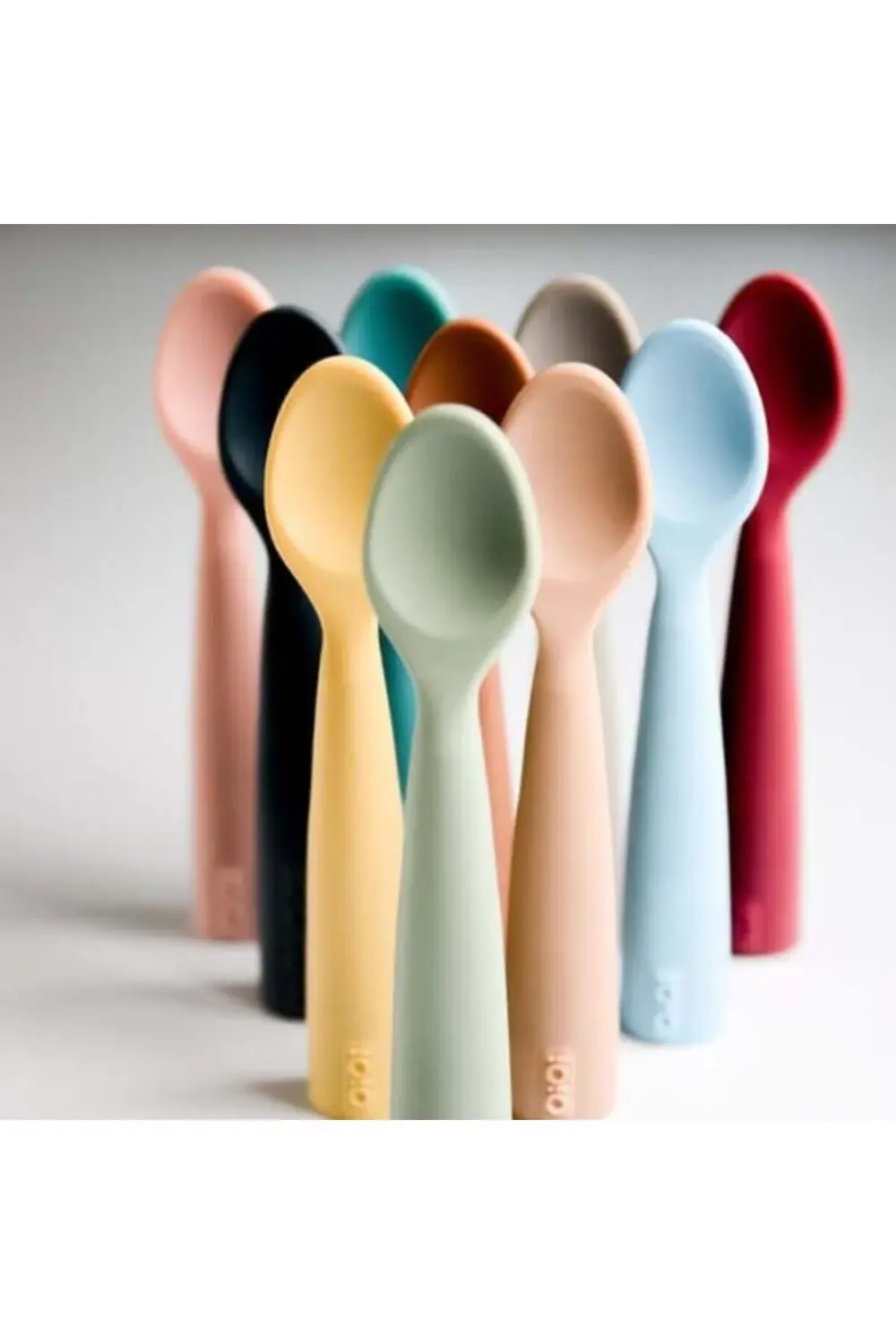 Nam Nam Silikon Bebek Mama Kaşığı – Sarı | 6 Ay | %100 Gıda Sınıf