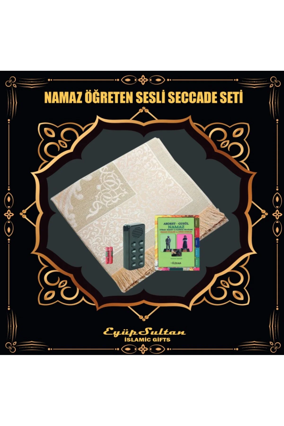 NAMAZ KILMAYI ÖĞRETEN SESLİ SECCADE (SİYAH NAMAZ ÖĞRETEN CİHAZ NA
