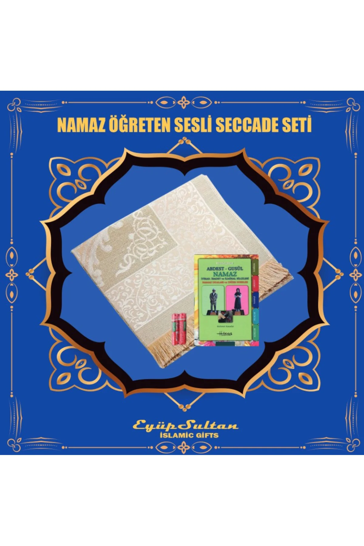 NAMAZ ÖĞRETEN SESLİ SECCADE (MAVİ NAMAZ ÖĞRETEN CİHAZ,NAMAZ HOCAS