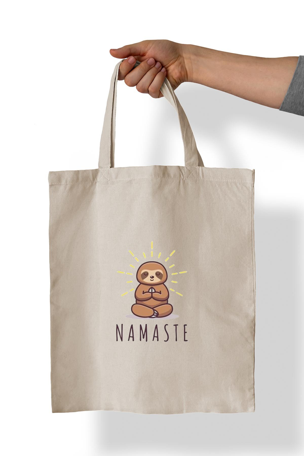 Remonz Nameste Baskili %100 Pamuk 35X38 Cm Bez Çanta