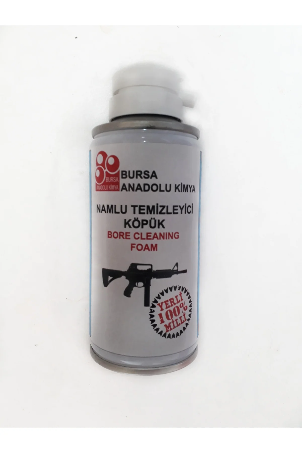 Namlu Temizleyici Köpük 150 cc – Yerli ve Milli Üretim Silah Bakım Spreyi