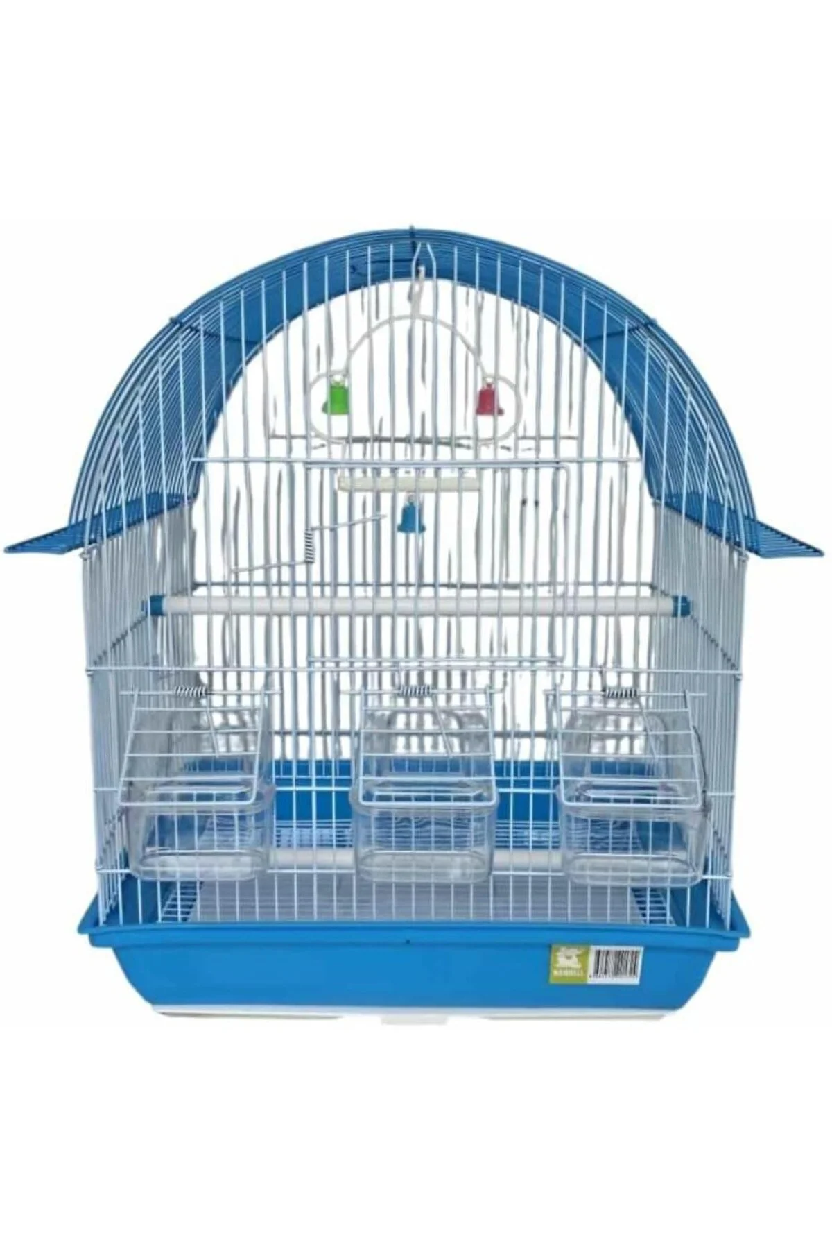 Nanbell 3 Yemlik Sürgülü Izgaralı İthal Kuş Kafesi 37X28X48cm