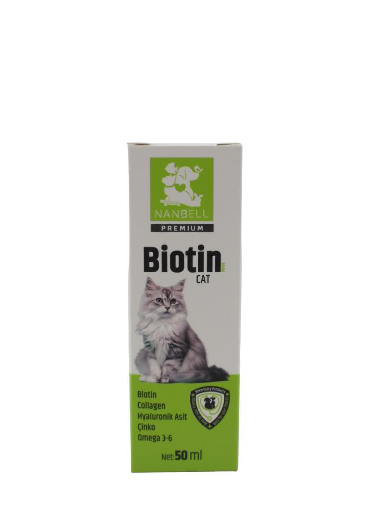Nanbell Biotin Çinko Kedi Tüy Sağlığı 50Ml