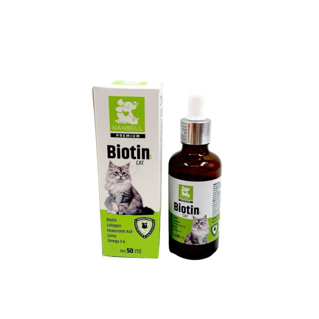Nanbell Biotin Çinko Kedi Tüy Sağlığı 50Ml