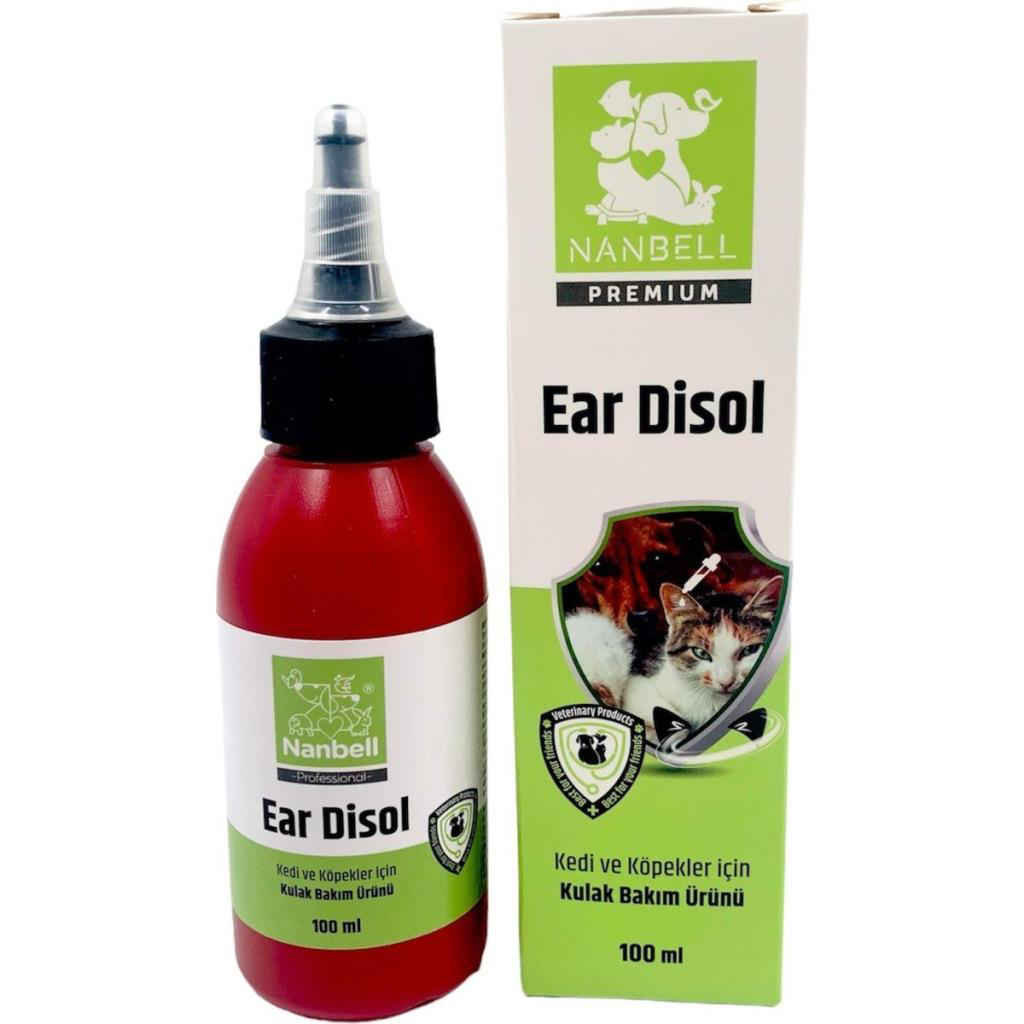 Nanbell Ear Disol Kedi Köpek Kulak Bakım Ürünü 100Ml