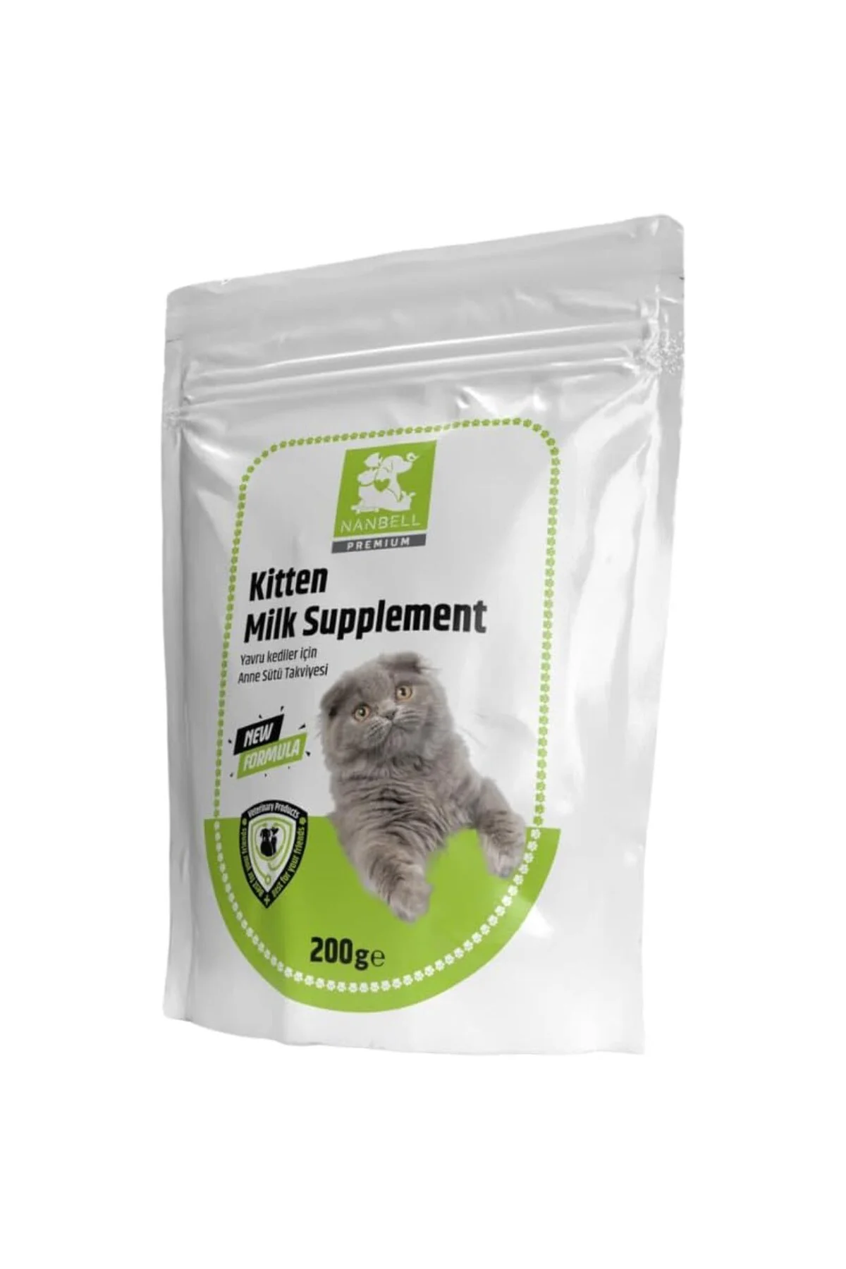 Nanbell Kitten Milk Supplement – Yavru Kedi Süt Tozu 200g