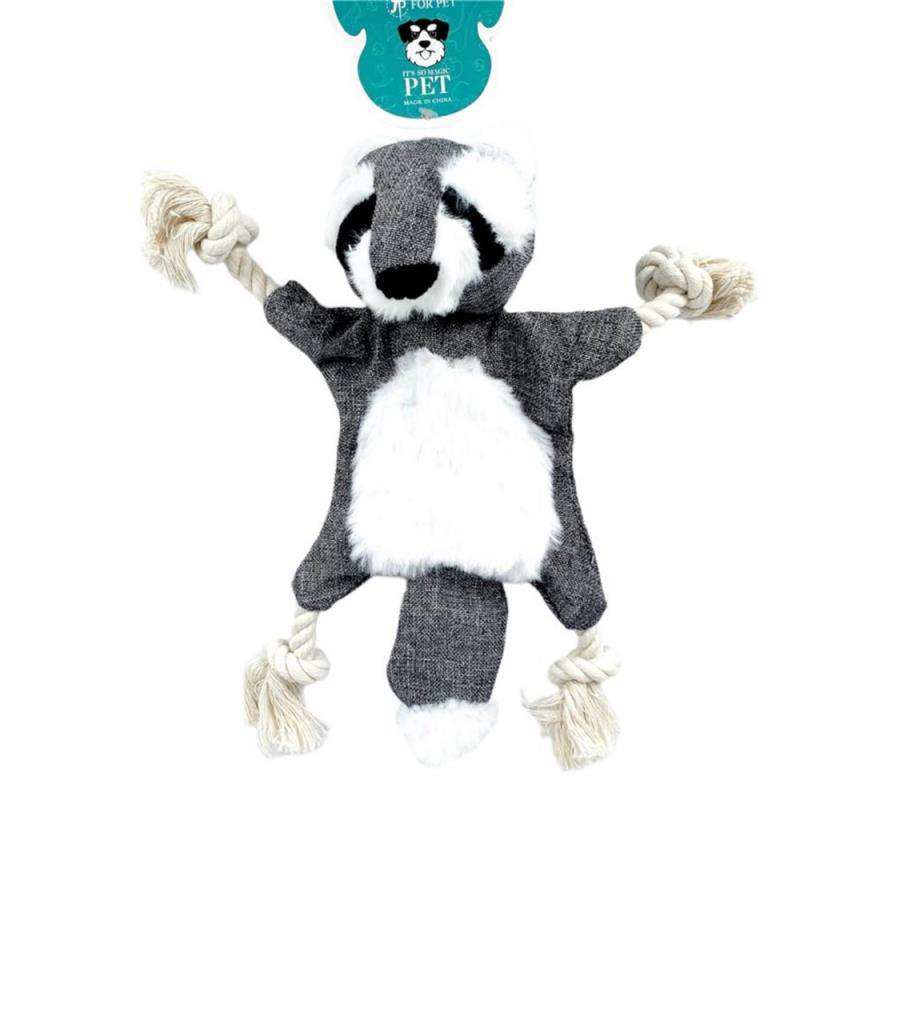 Nanbell  W556 Kedi Ve Köpek Peluş Oyuncak Gri