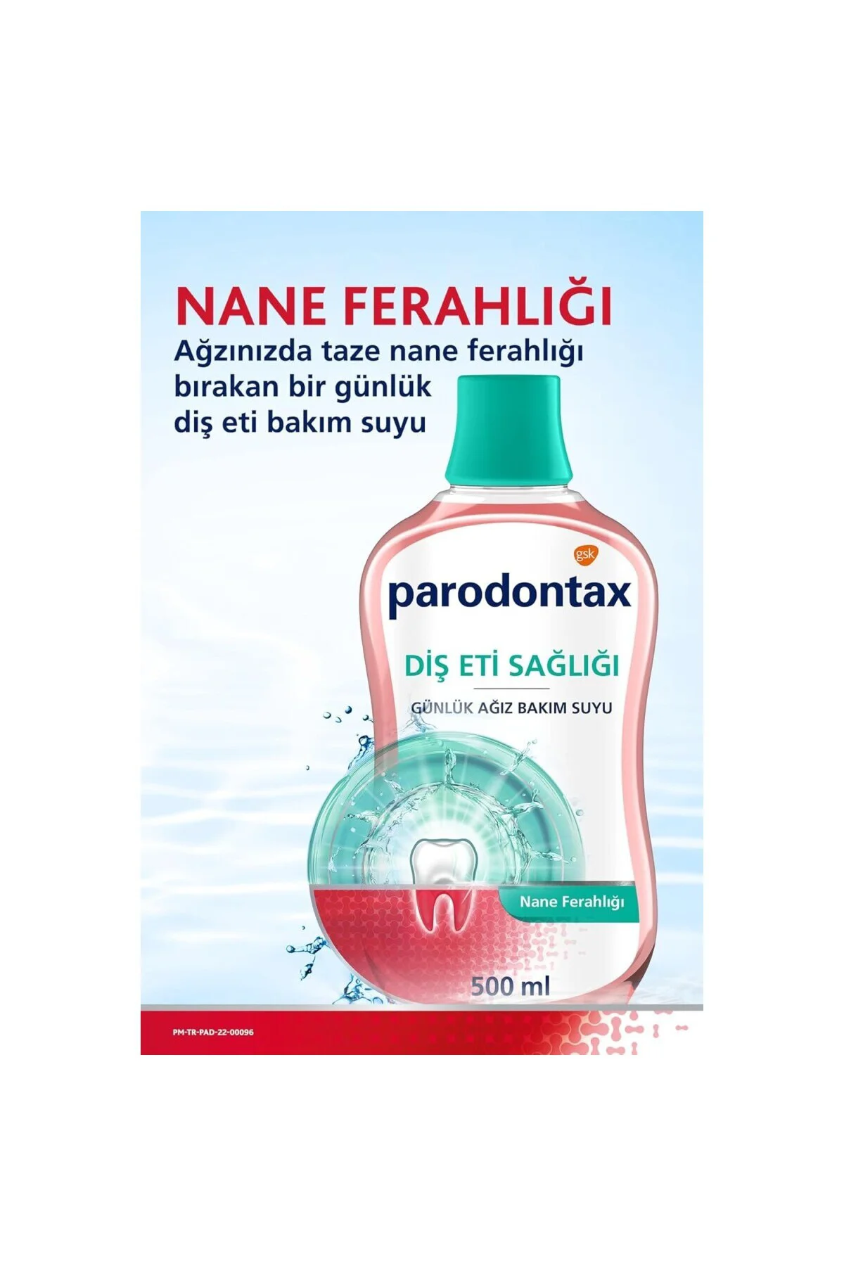 Nane Ferahlığı Ağız Bakım Suyu 500 ml Alkolsüz