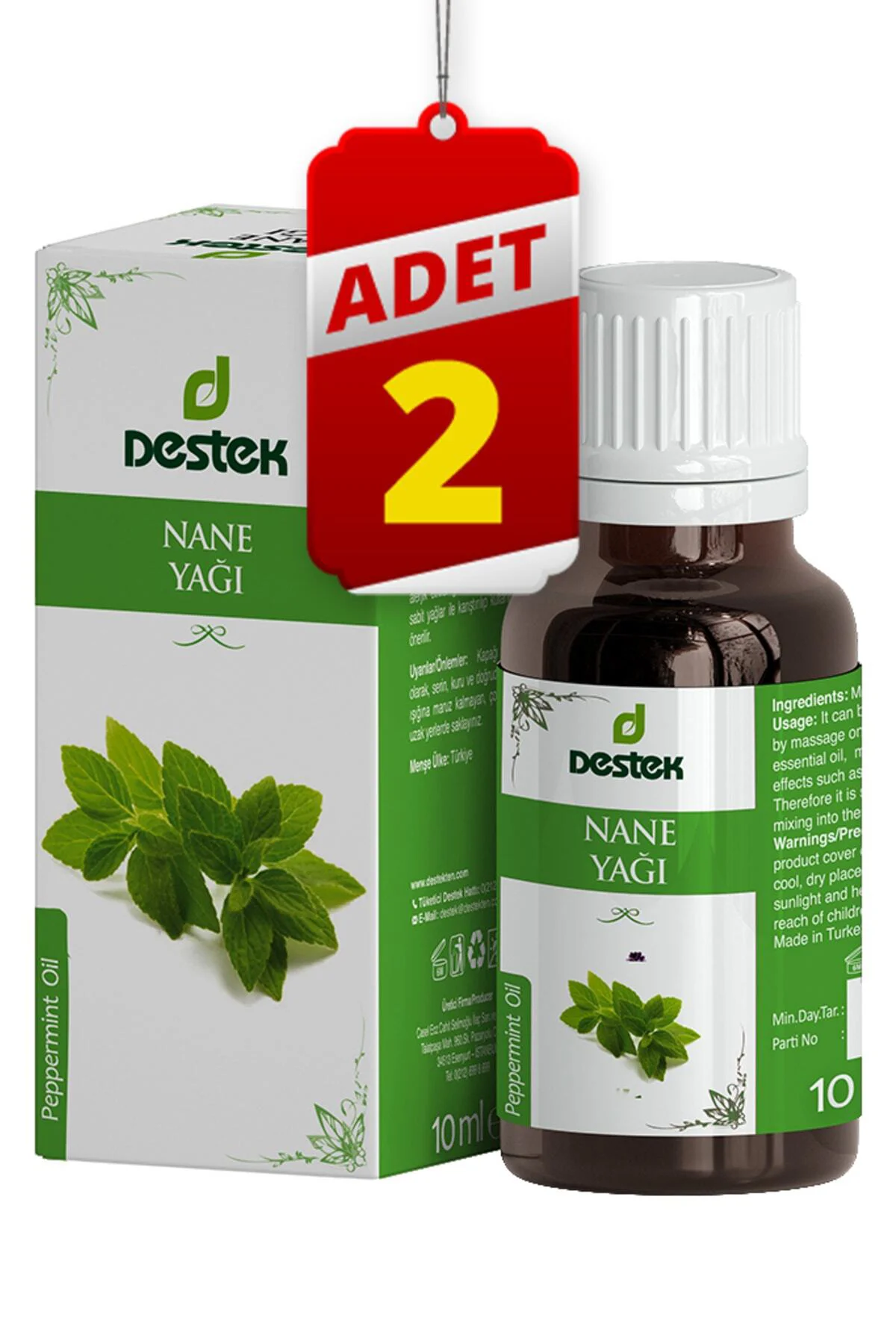 Nane Yağı 10 Ml (2 Adet)