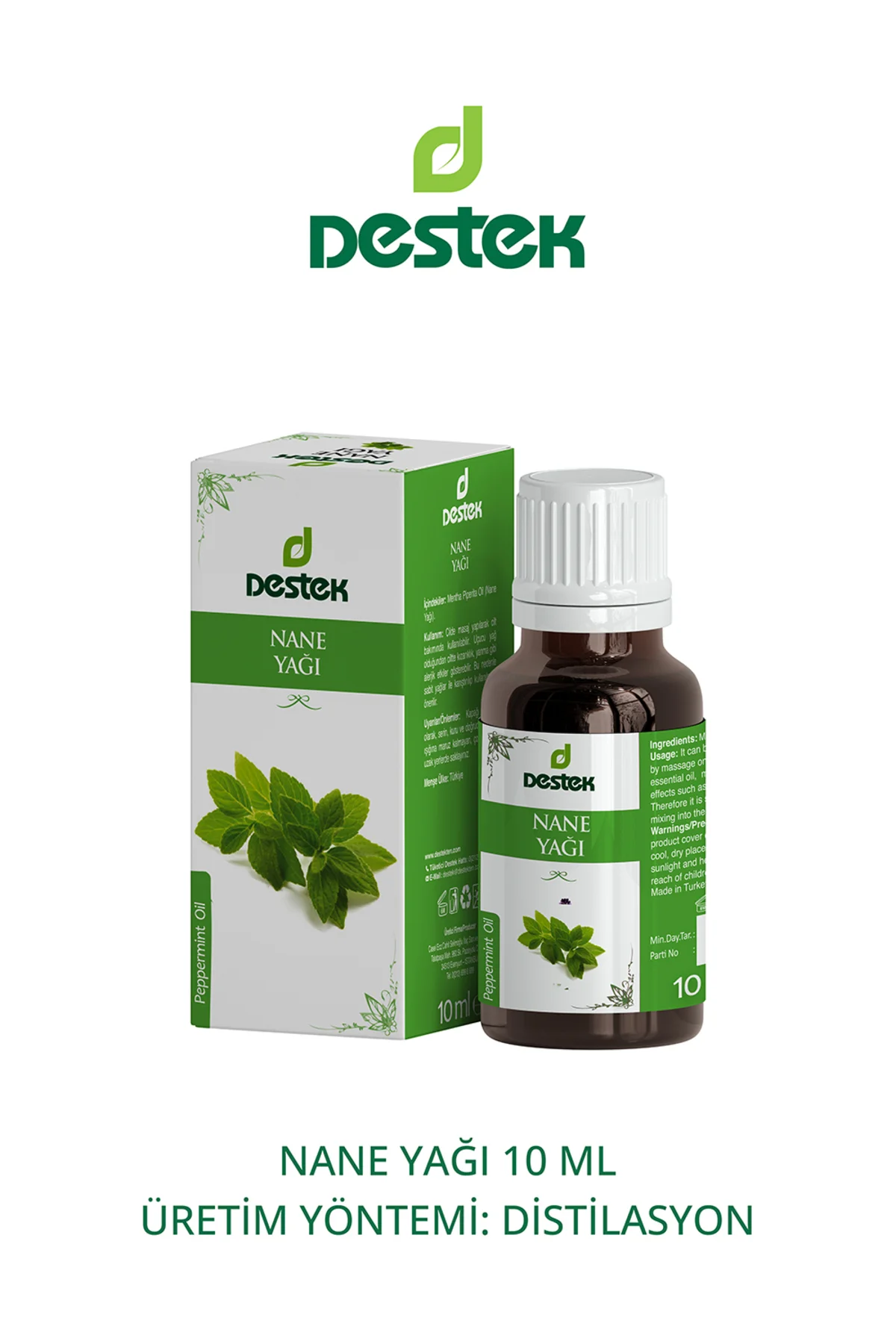 Nane Yağı (distile) 10 Ml