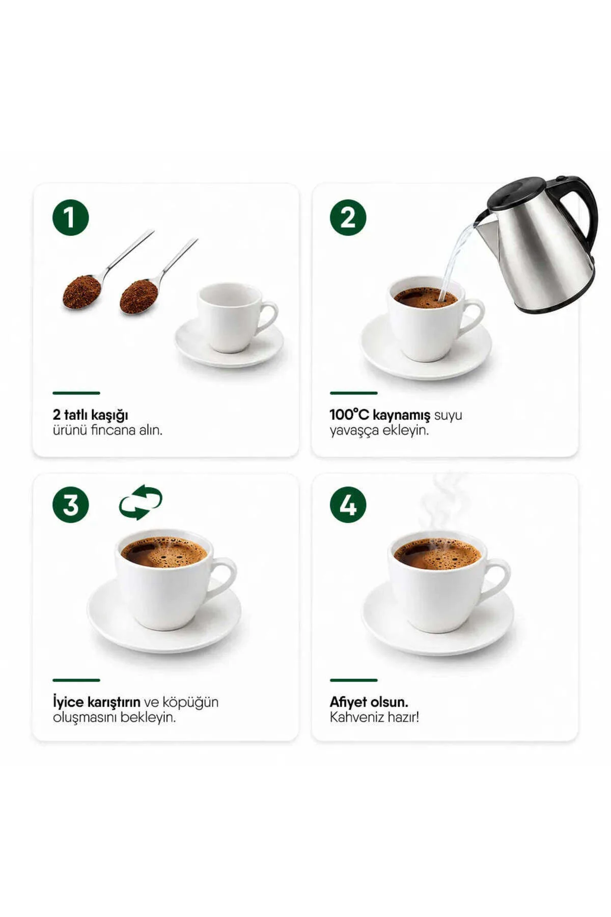 Naneli Hazır Türk Kahvesi 100g X 6 Adet (AROMALI) Fiyatı, Yorumları ve Özellikleri