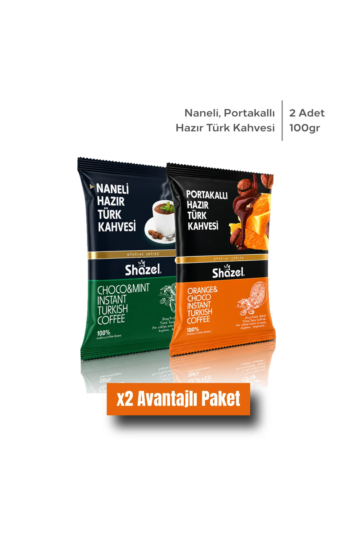 Naneli Ve Portakallı Hazır Türk Kahvesi | 100 gr | 2'li Paket Fiyatı, Yorumları ve Özellikleri
