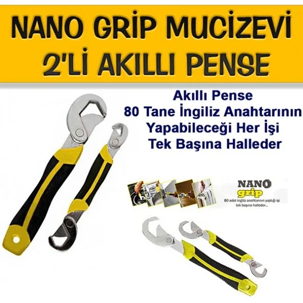 Nano Grip Akıllı Anahtar Pense Bx40 Fiyatı, Yorumları ve Özellikleri