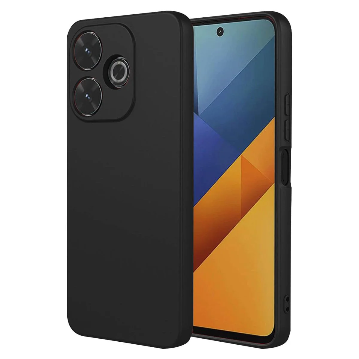 Nano İçi Kadife Silikon Kılıf - Xiaomi Redmi 13 4G ile Uyumlu Siyah Fiyatı, Yorumları ve Özellikleri