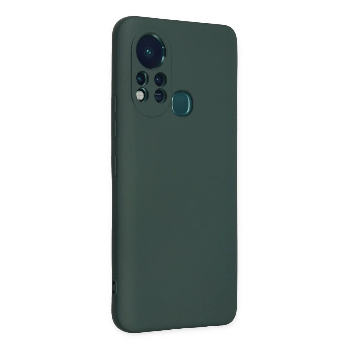 Nano İçi Kadifeli Silikon Kılıf - Infinix Hot 11s ile Uyumlu Koyu Yeşil Şık Koruma Nano İçi Kadifeli Silikon Kılıf - Infinix Hot 11s ile Uyumlu Koyu Yeşil Şık Koruma