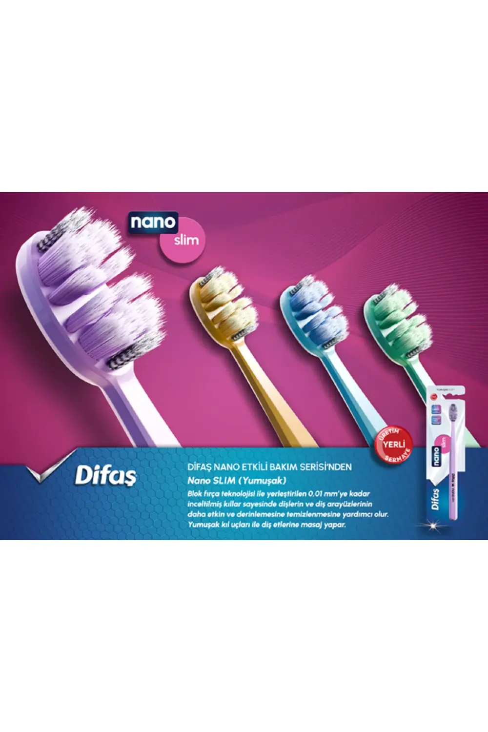Nano Slim Yumuşak (Soft) Diş Fırçası