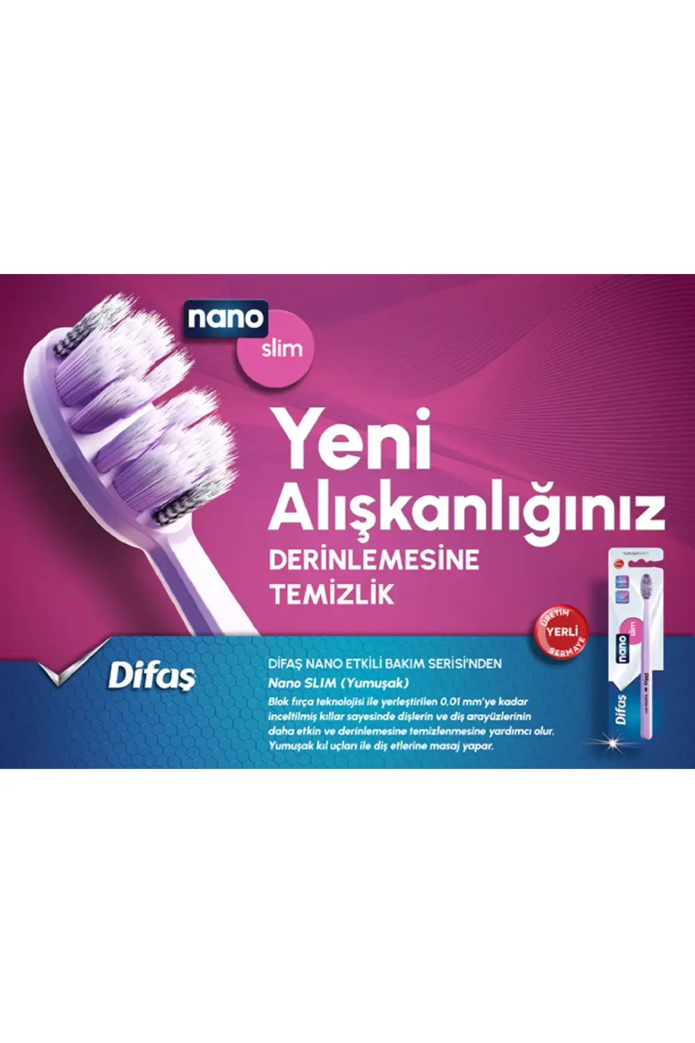 Nano Slim Yumuşak (Soft) Diş Fırçası