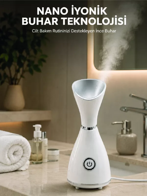 Nano Yüz Buhar Makinesi - İnce Buhar Teknolojisi ile Cilt Bakımını Evde Yapın