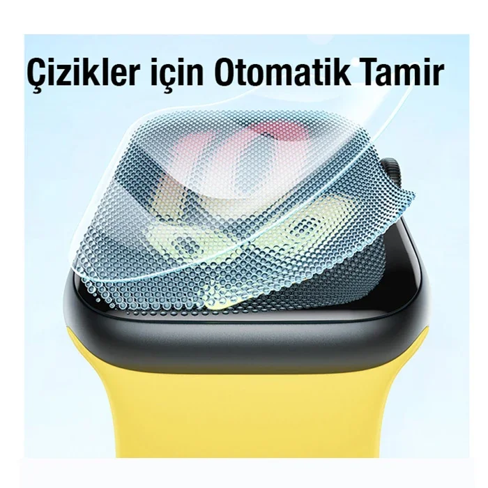 NanoCrystal Apple Watch 4/5/6/SE/SE 2 40mm Ekran Koruyucu - 2 Adet | Çizik Önleyici ve %90 Işık Geçirgenliği