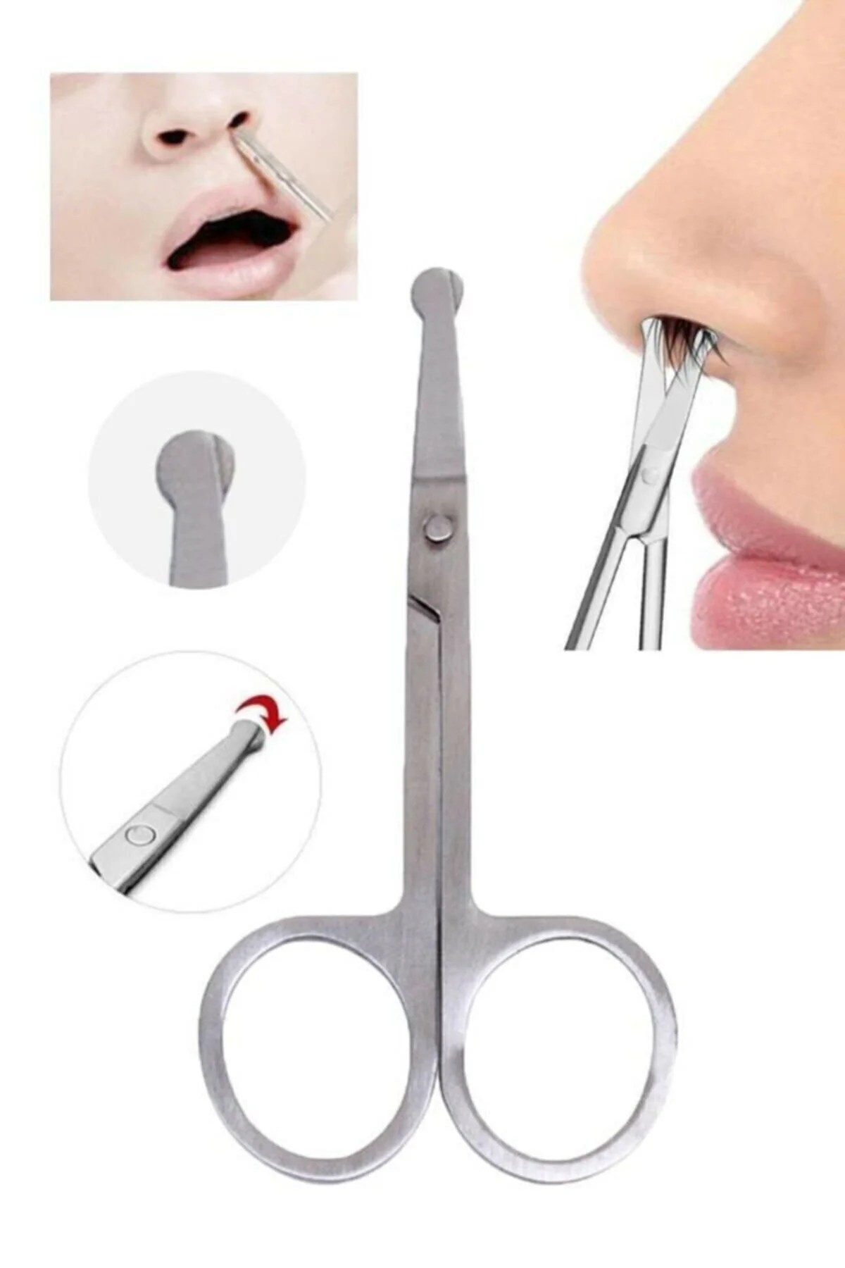 Nanopro Burun Makası Gümüş Paslanmaz Çelik