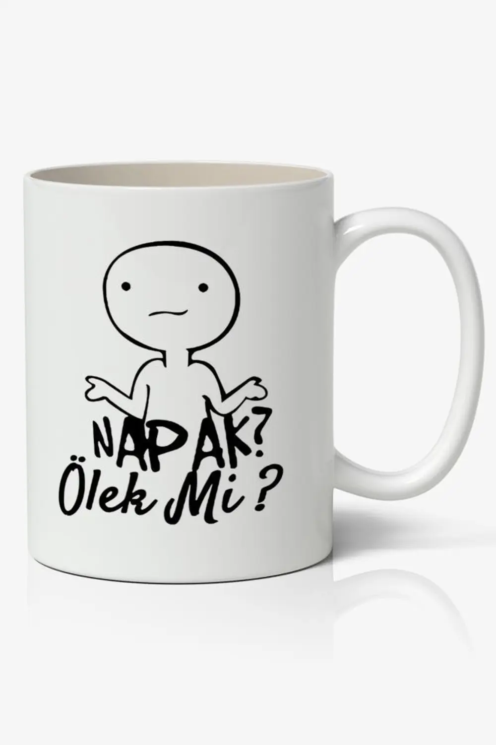 Napak Ölek Mi? Yazılı Baskılı Kupa Bardak - Baskılı Kahve Kupa Ba Napak Ölek Mi? Yazılı Baskılı Kupa Bardak - Baskılı Kahve Kupa Ba