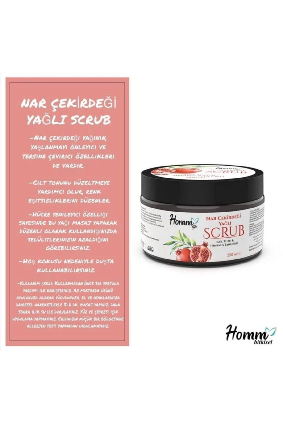 Nar Çekirdeği Yağlı Bitki Tanecikli Scrub 250 Ml-narlı Scrub