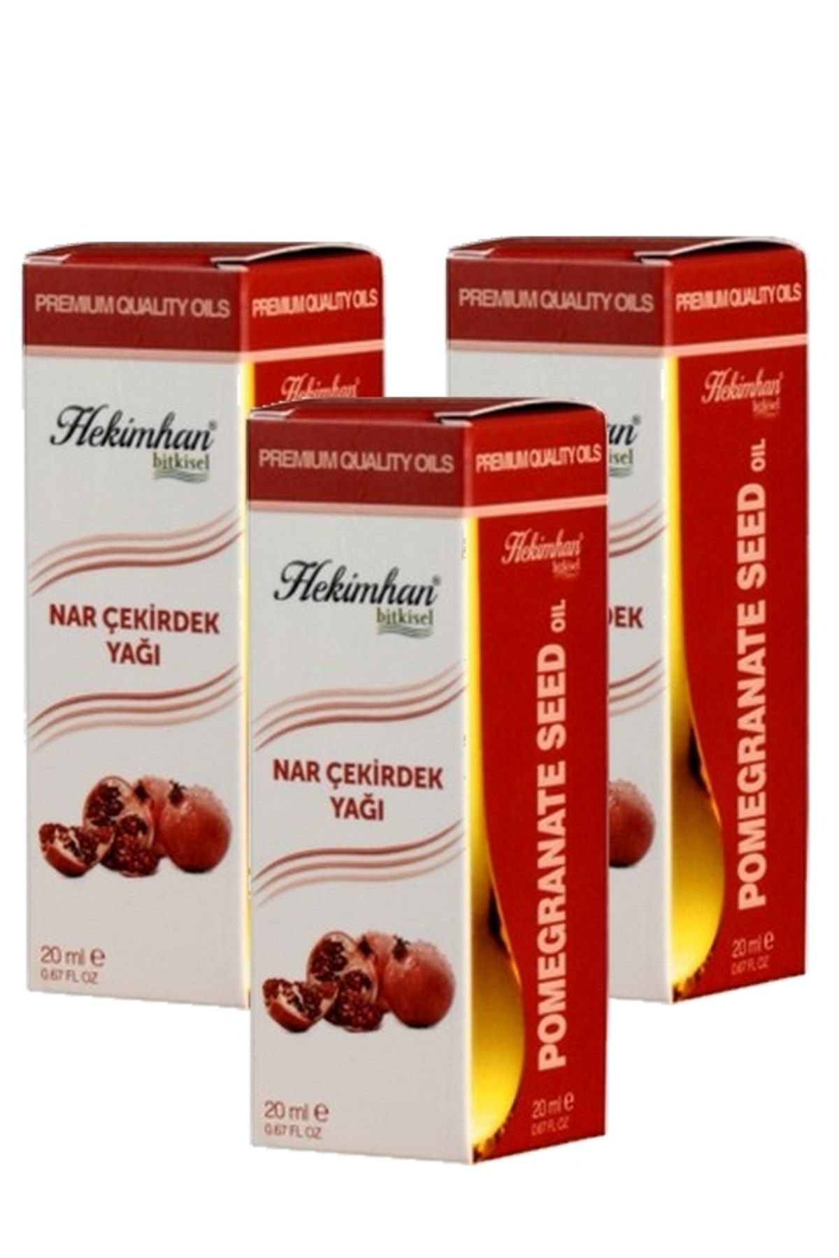 Nar Çekirdeği Yağı 20 ml 3 Adet