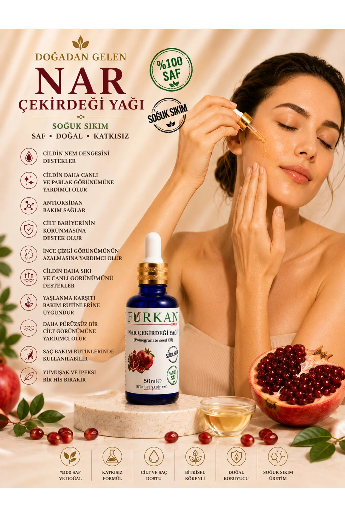 Nar Çekirdeği Yağı 50ml
