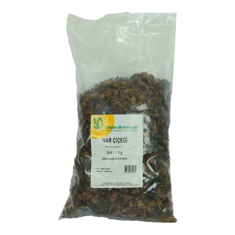 Nar Çiçeği Doğal 1000 Gr Paket - Katkısız Kurutulmuş Nar Çiçeği