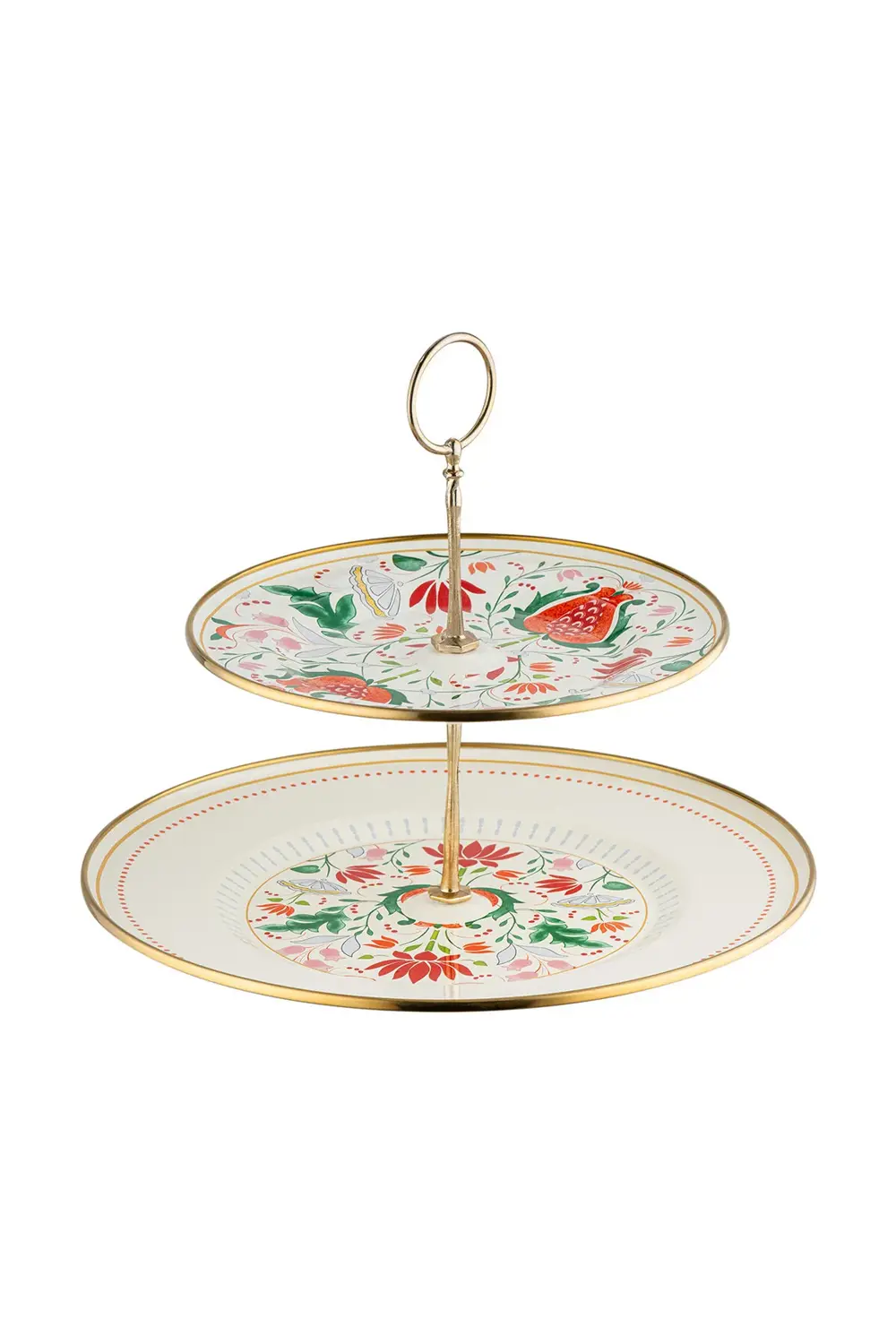 Nar Emaye Katlı Kurabiyelik 21X29 cm