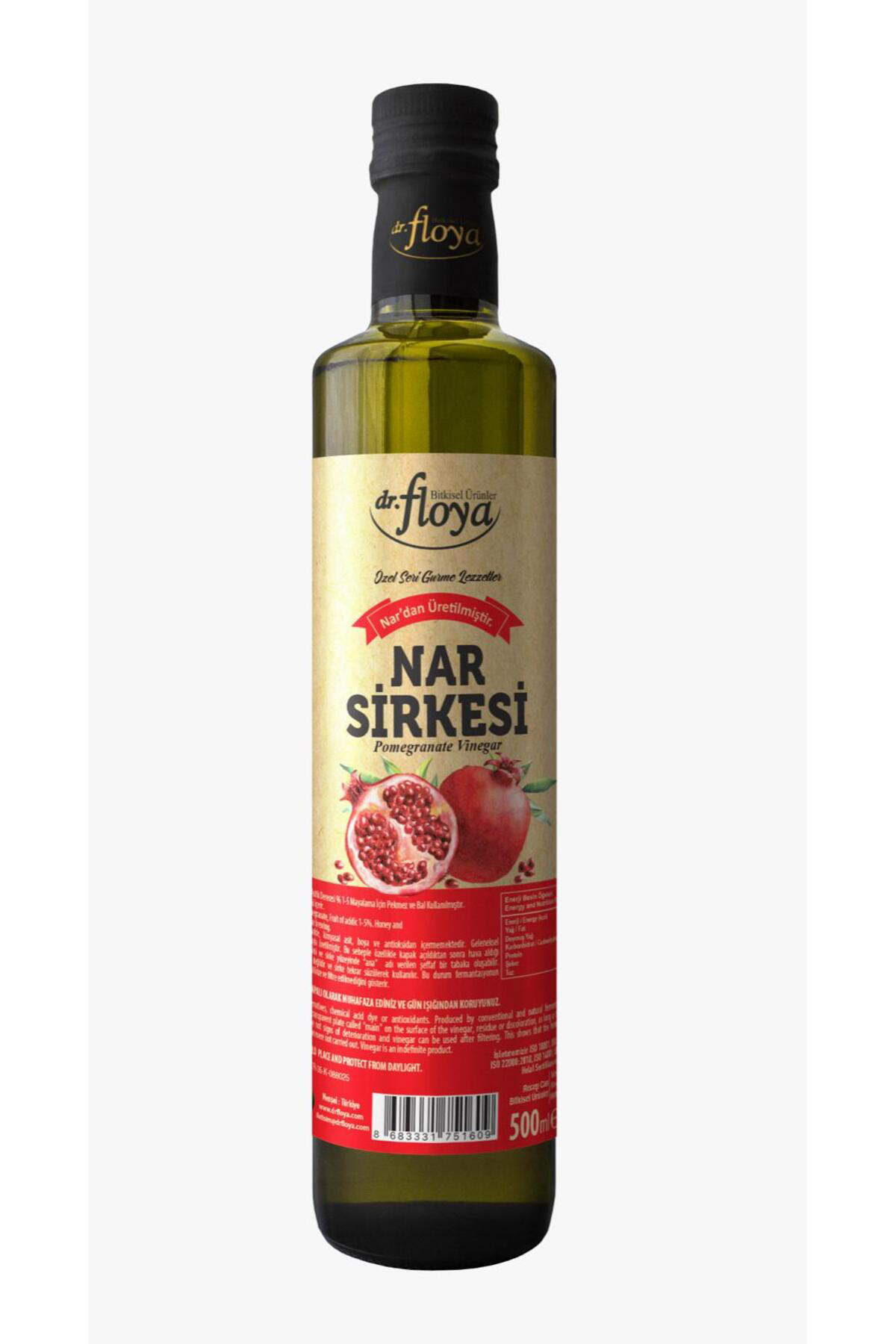 Nar Sirkesi 500 ML Detox Sirkesi Doğal Fermantasyon