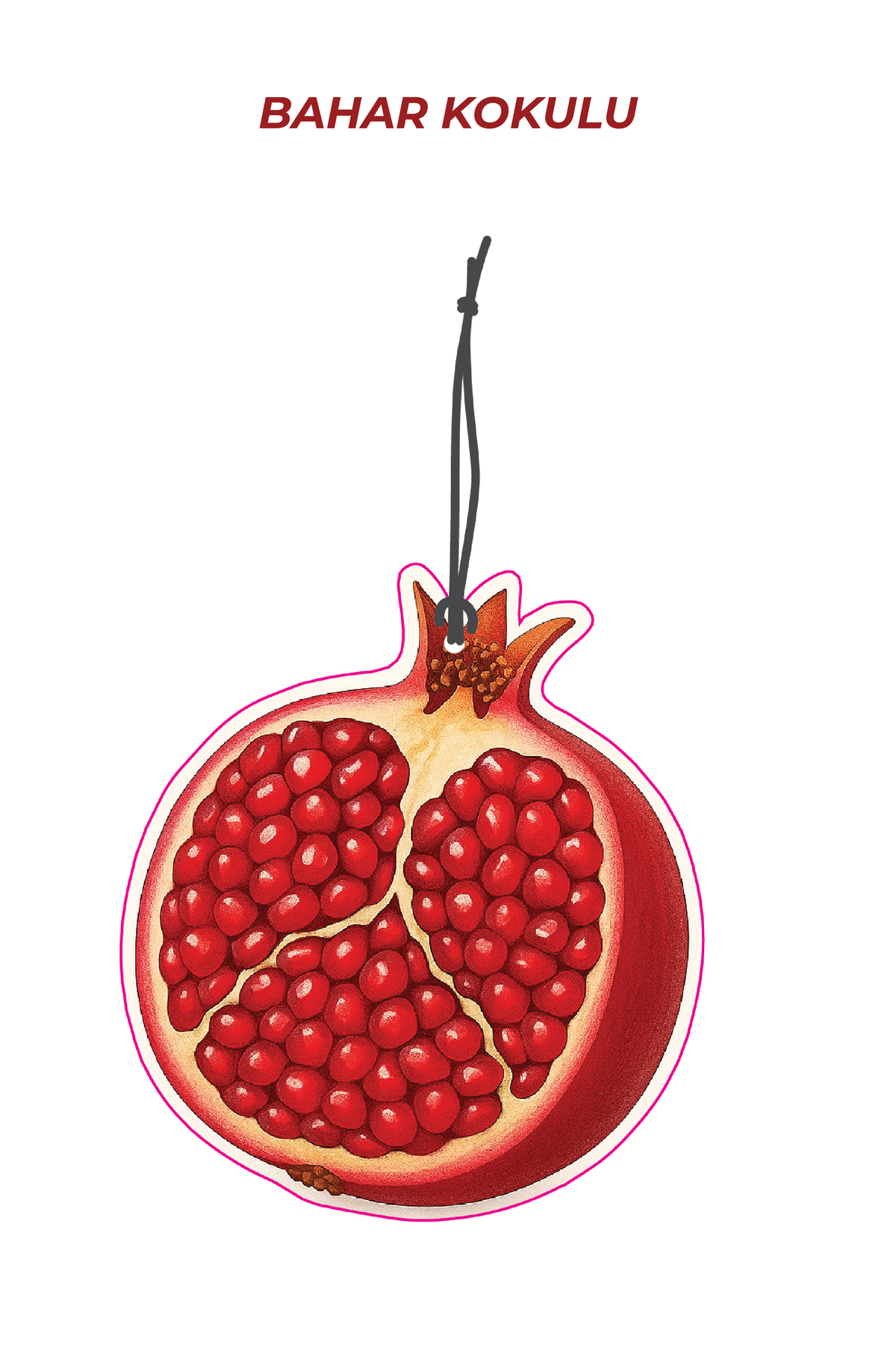 Nar Tasarımlı Araç İçi Kokusu & Dekoratif Oto Kokusu Aksesuarı ve