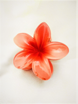 NARÇİÇEĞİ LOTUS ÇİÇEK PARLAK AKRİLİK KADIN VİNTAGE MANDAL TOKA-MA