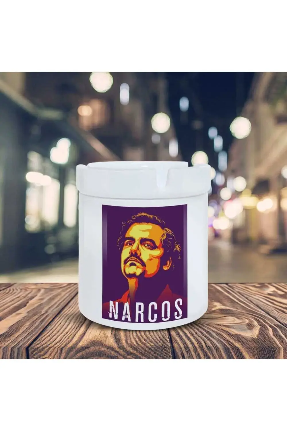 Narcos Küllük Pablo Escobar Baskılı Kül Tablası K-56