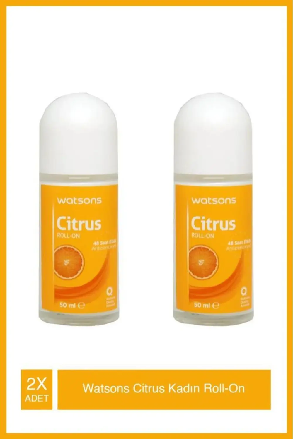 Narenciye Aromalı Kadın Roll-On 50 Ml X2 Adet