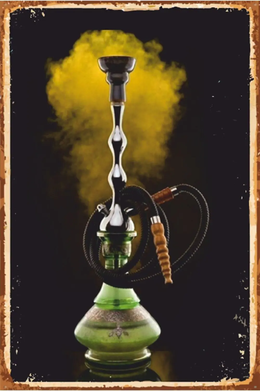 Nargile Dumanı Retro Ahşap Poster Fiyatı, Yorumları ve Özellikleri