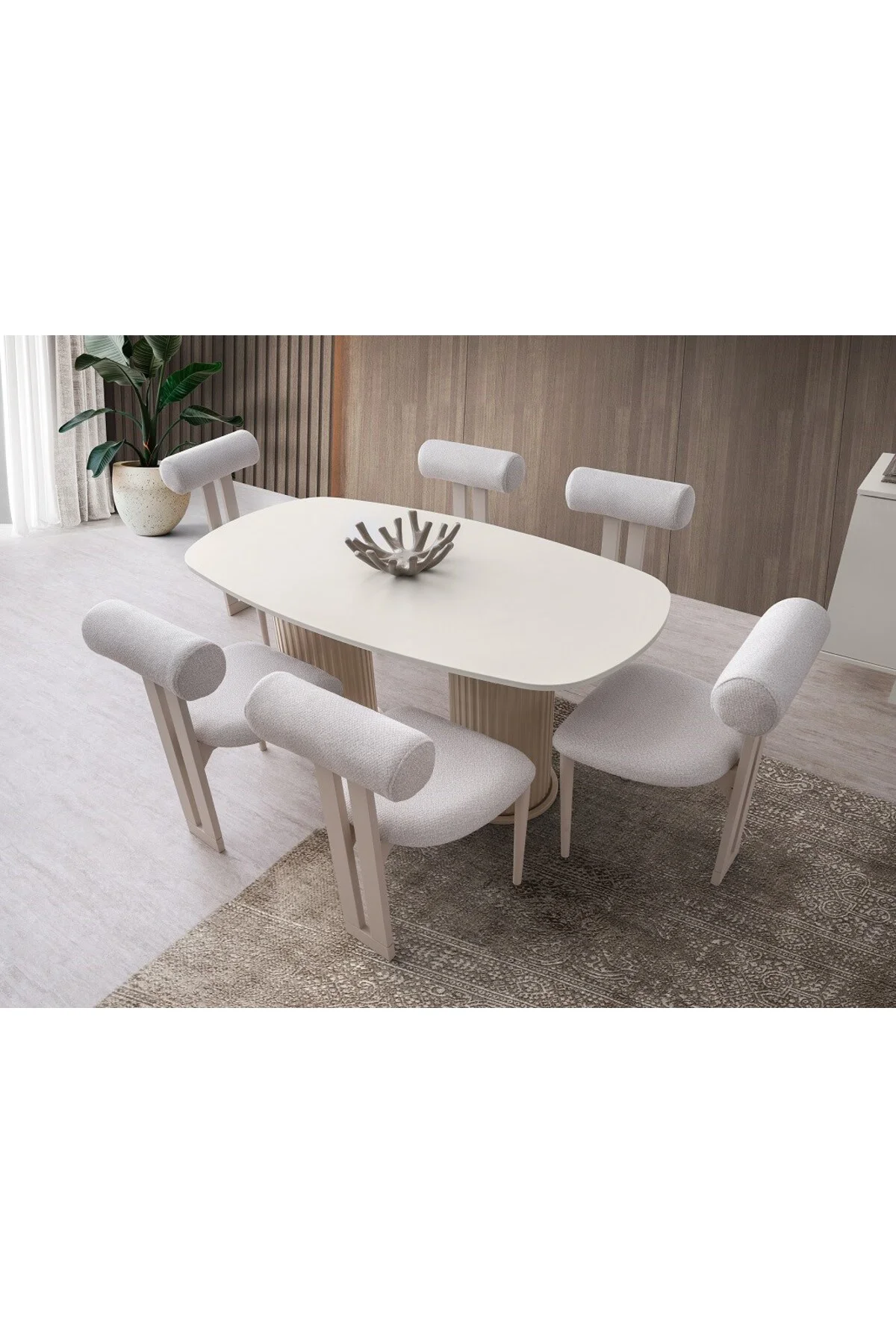NARİN MDF YEMEK MASASI+6 ADET SANDALYE Fiyatı, Yorumları ve Özellikleri