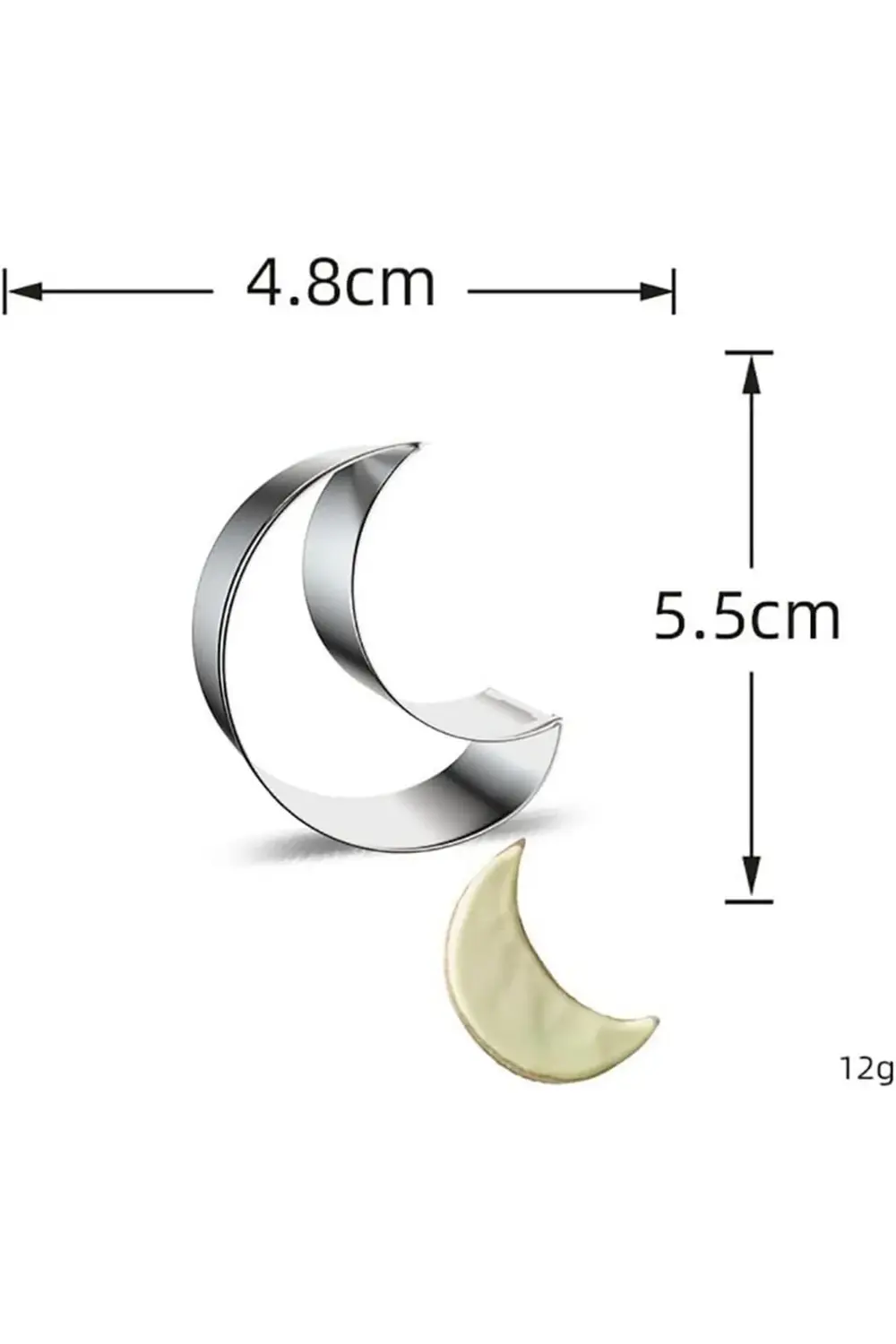 Nar Kalıp Narkalıp Ay Yıldız Bulut Kurabiye Kalıbı 3 Lü Set