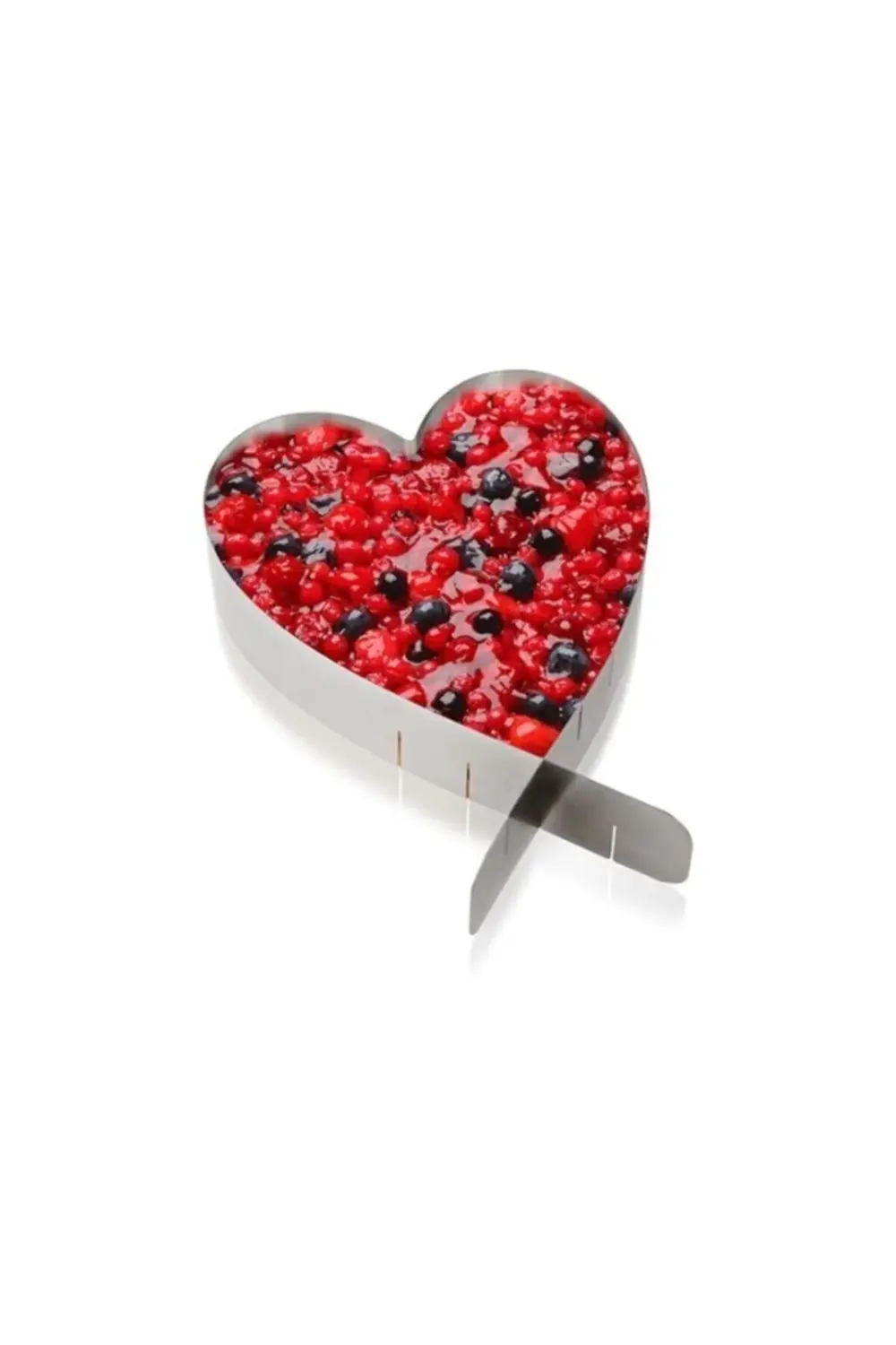 Nar Kalıp Narkalıp Ayarlanabilir Kalp Şeklinde Kek Kalıbı Derinlik 6Cm