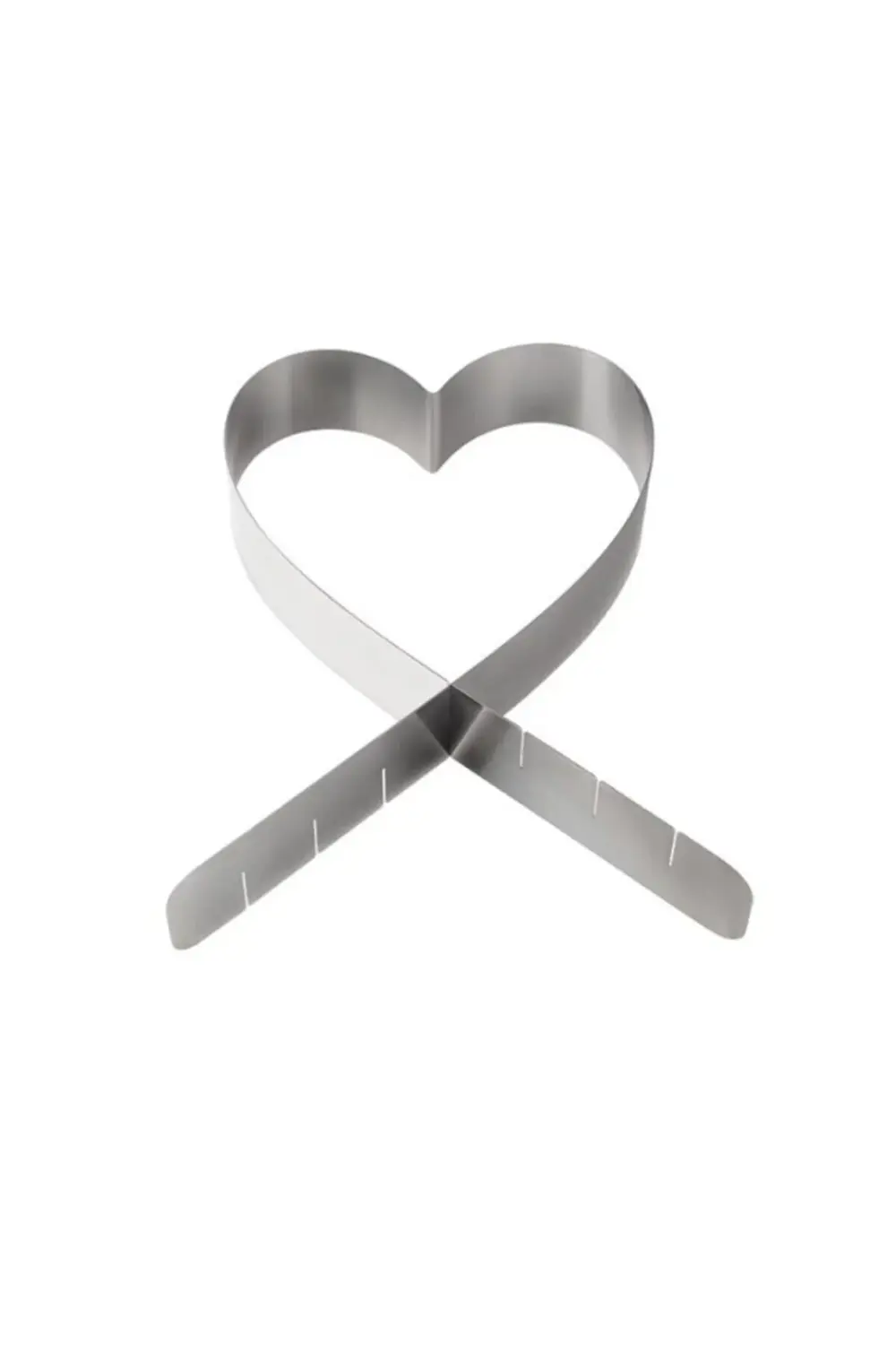 Nar Kalıp Narkalıp Ayarlanabilir Kalp Şeklinde Kek Kalıbı Derinlik 6Cm