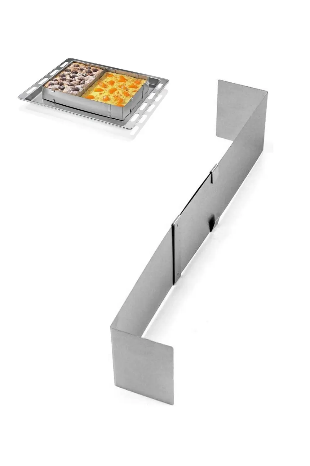 Nar Kalıp Narkalıp Ayarlanabilir Kek Kalıbı Bölmesi Derinlik 10Cm