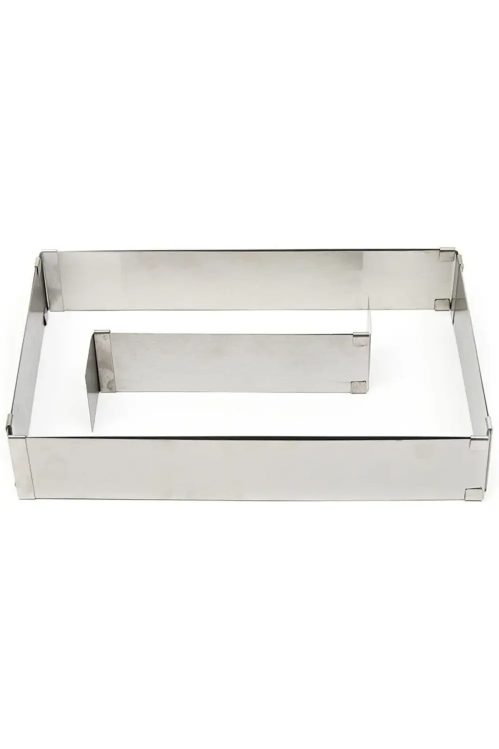 Nar Kalıp Narkalıp Dikdörtgen Bölmeli Kek Kalıbı Derinlik 10 Cm